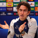 Thomas Frank remains in charge of training as doubts continue to grow over his future at Tottenham.