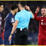 Van Disney strikes again”: Supporters mock Liverpool captain after clumsy block helps Doue score the opener.