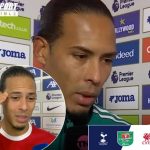 “Let’s See What Happens” — Van Dijk’s Tottenham Remark Ignites Fan Reaction Ahead of Carabao Cup Clash
